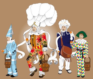 Personnages carnaval binche 1